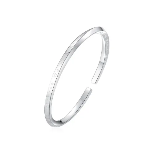 STQ Сплав Улучшенный Минималистичный Дизайн Для Модных Элегантный Универсальный Складной Открыто Конечное Буква Браслет Унисекс