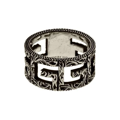 GUCCI Square G Синтетический Кубический Цирконий Кольца Унисекс
