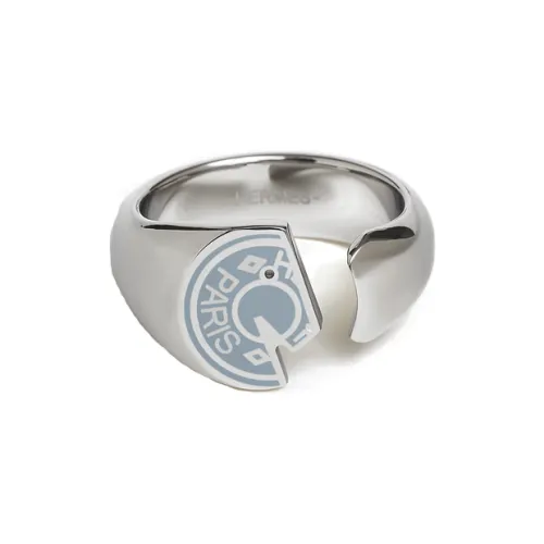 HERMES Нержавеющая сталь Металл Кольца Унисекс Серебряный