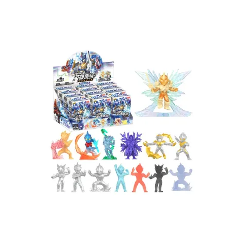 KAYOU Ультрамен Резиновый Фигурка Шестая Серия Ночной свет Мини Эразер Слепые Коробки