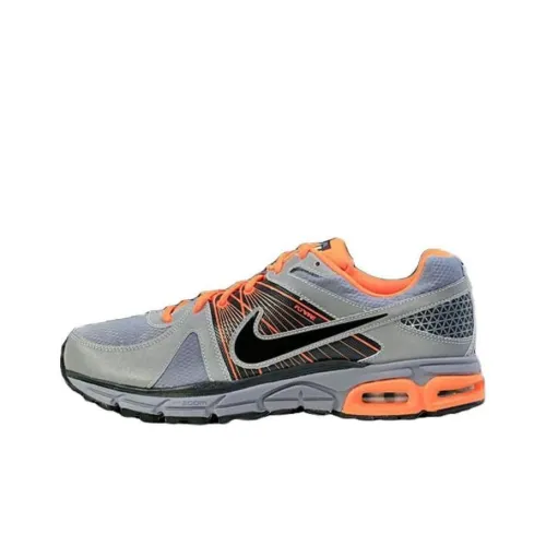Nike Air Max Moto+ 9 Амортизация и Дышащий Низкий Топ Беговые кроссовки Унисекс Оранжевый Серый