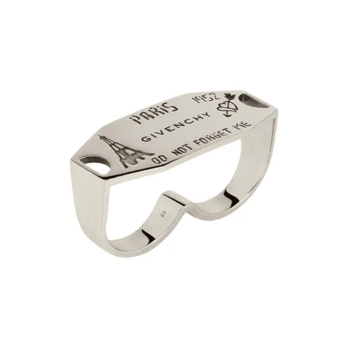GIVENCHY Латунь Кольца Мужские Серебряные