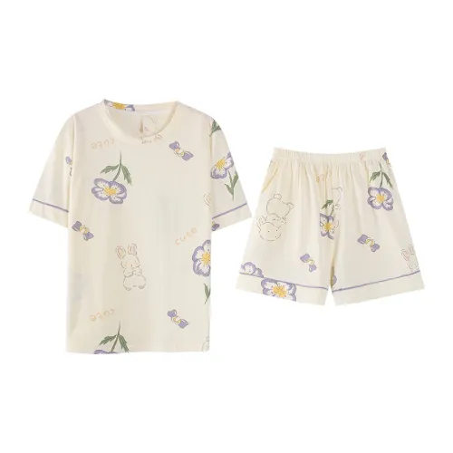 PBENO PD Пижамный комплект Женский Белый