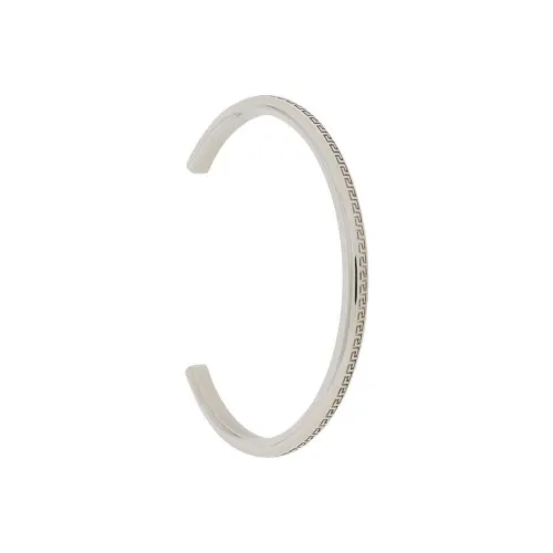 VERSACE Металл Браслеты Мужской Серебряный