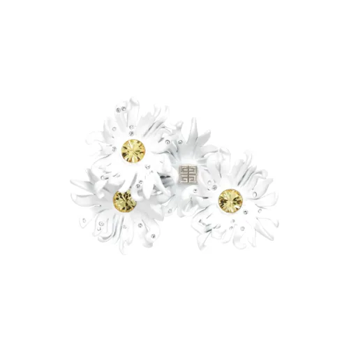 GIVENCHY Латунь Crystal Rings Женские Экрю