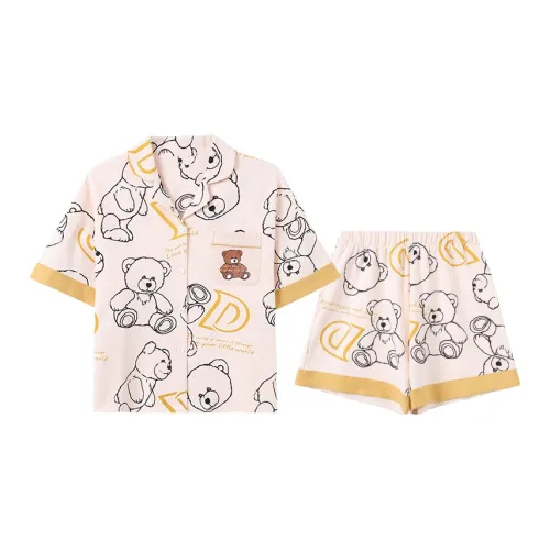 Сон Студенты' Спальня Домашний Лето Женские Белые Медведь