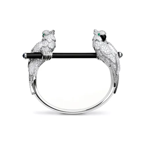 Cartier 18K Белое золото Браслеты Унисекс Серебряный