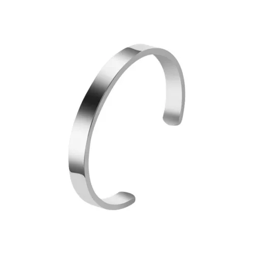 FOREVER MELODY Браслеты из титанового стального сплава Мужской Серебряный