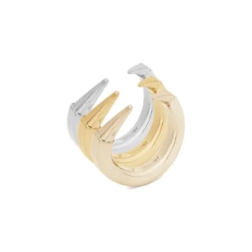 SAINT LAURENT 18K Серебро Золото Золотые Кольца Женские Многоцветные