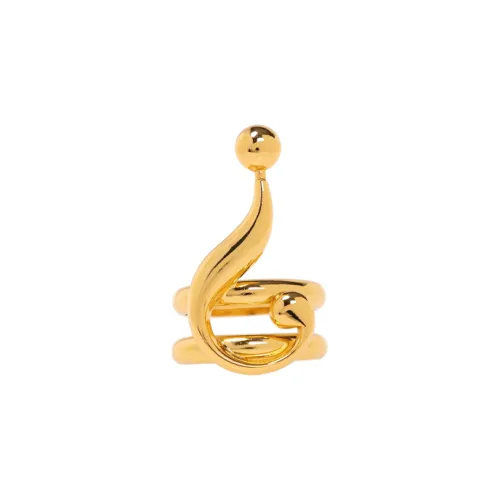 MOSCHINO Латунь Кольца Женские Золото