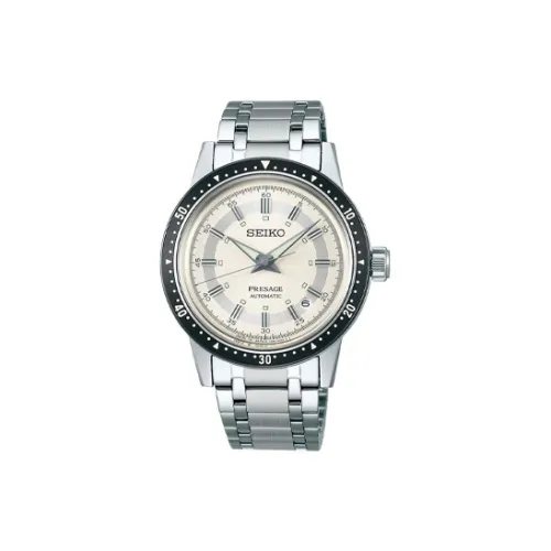 SEIKO Автоматический Механический Механизм Мужские Часы 46,2мм*39,5мм*12мм Белый