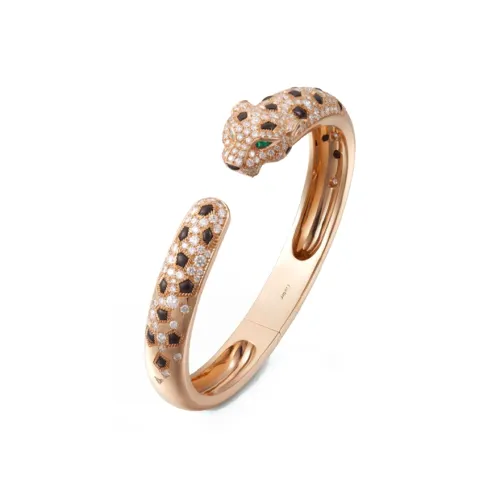 Cartier Розовое золото Оникс Бриллиантовые браслеты Женские