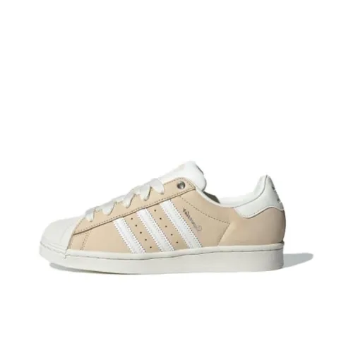 Adidas Originals SUPERSTAR Устойчивые к истиранию низкие скейтборд-кроссовки Женские Белые Желтые