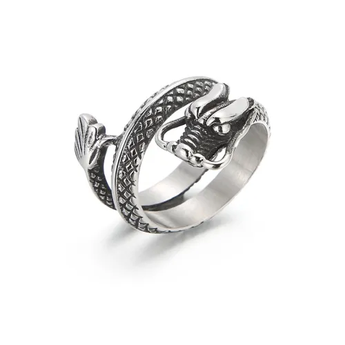 VEODO Кольца из титана и стали унисекс