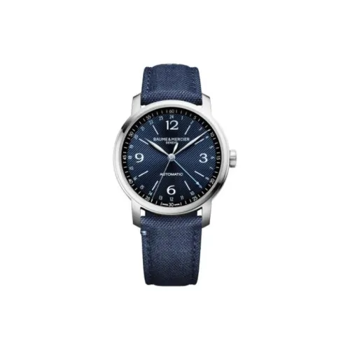 Baume & Mercier Автоматический Механический Механизм Мужские Часы 42,1мм*39,05мм*8,8мм Синий