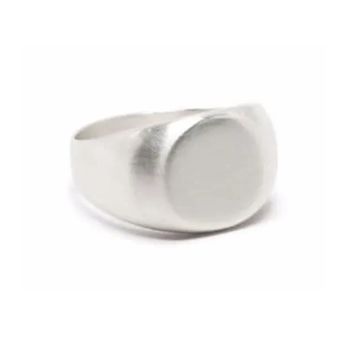 JIL SANDER Металл Кольца Мужской Серебряный