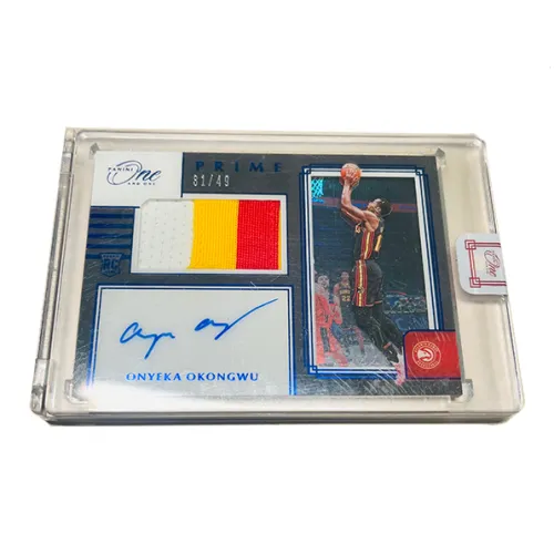 PANINI Onyeka Okongwu Звезда Карта Universal ACCEPTANCE Спортивные карты Одиночная пара