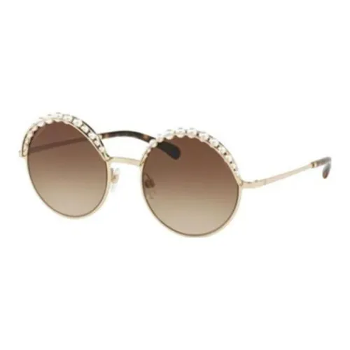 CHANEL Круглые Солнцезащитные очки Женские Золотые