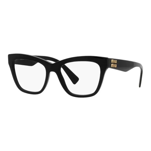 MIU MIU Ацетатные оправы для очков "Кошачий глаз" Унисекс Черные