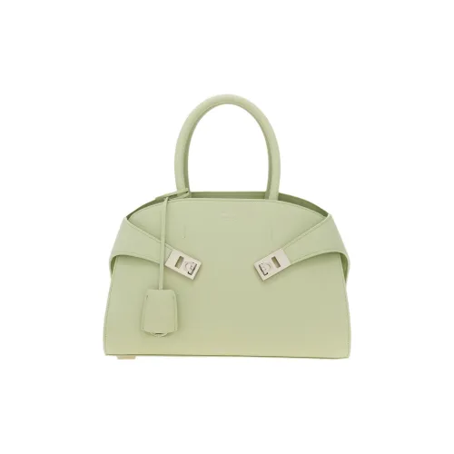 Ferragamo Сумка через плечо из коровьей кожи маленькая сумка женская светло-зеленая