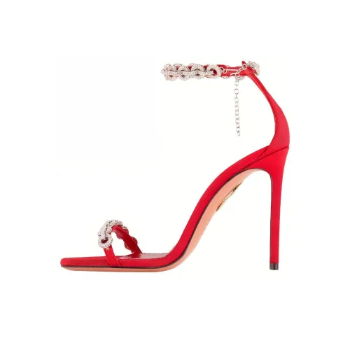 AQUAZZURA Love Link One Ремешок Сандалии Женские Красные