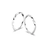 Пара Мобиус Парных Кольц (S925 Серебро)
