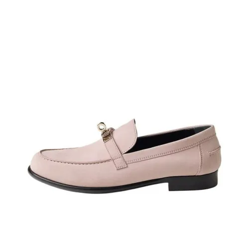 HERMES Destin Лоферы Женские Розовые