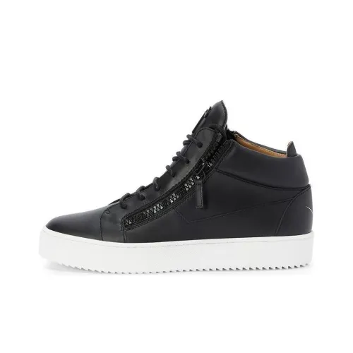 Giuseppe Zanotti GZ Kriss MID Топ Скейтборд Кроссовки Мужской Черный