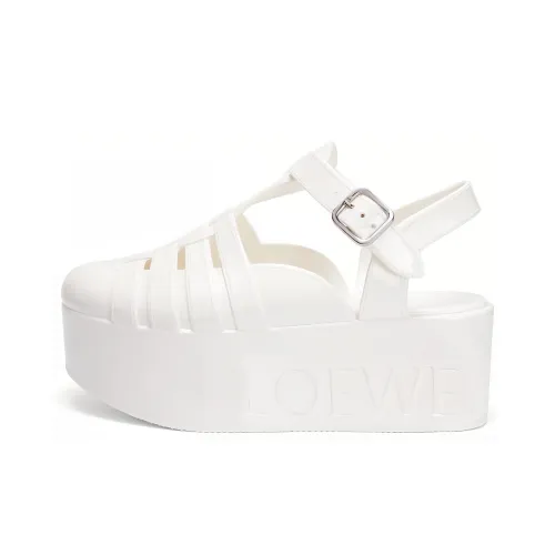 LOEWE Римские сандалии Женские Белые