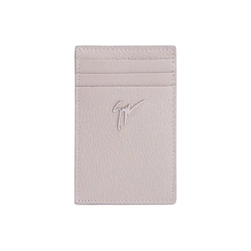 Giuseppe Zanotti GZ Leather Card Holder Men's Beige