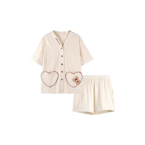 Follow the United States Пижамный комплект Женские Абрикос