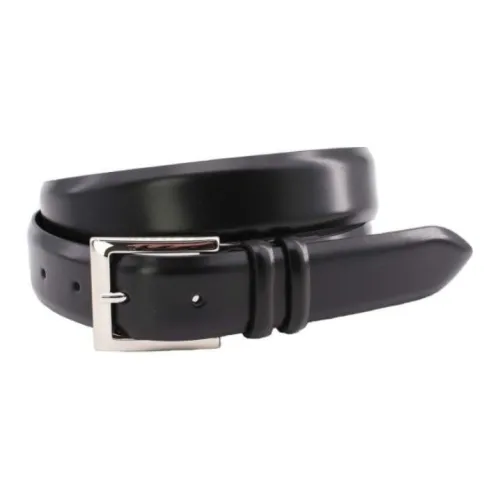 Orciani Двойное кольцо Дизайн Кожаные ремни Мужской Черный Ширина 3 см