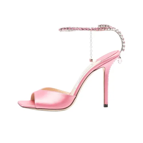 Jimmy Choo Saeda One Strap Sandals 11cm Women's Pink Джимми Чу Саеда One Ремешок Сандалии 11см Женские Розовые