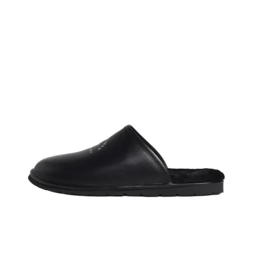 Karl Lagerfeld Тихие Домашние тапочки Мужские Черные