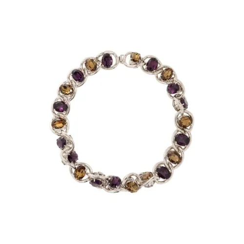 MARNI Brass Bracelets Женские Фиолетовый Оранжевый