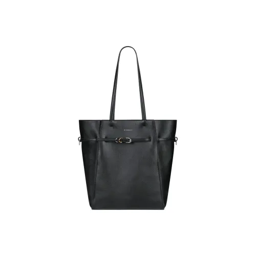 GIVENCHY Voyou Falling Цветочный дизайн Телячья кожа Тоут Сумка Сумка для покупок Сумка на плечо Сумка Маленькая Женская Черная