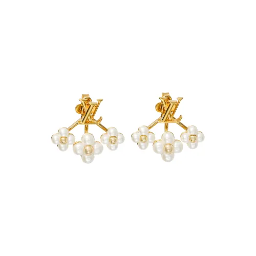 LOUIS VUITTON FLORAGRAM Металлические Серьги Женские