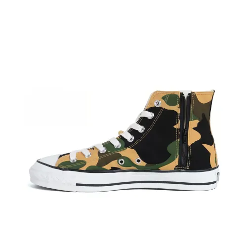 A BATHING APE BAPE совместный бренд Ape STA Hi Стильные Скейтбординги Мужской Зеленый