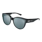 Круглые облака, черный