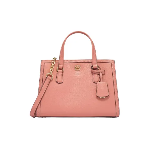 MICHAEL KORS Chantal Зернистая текстура кожа кожа сумка через плечо сумка через плечо маленькая женская розовая