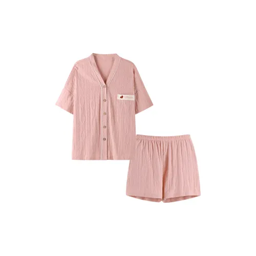 Follow the United States Пижамный комплект Женские Розовый цвет с вишневым цветком