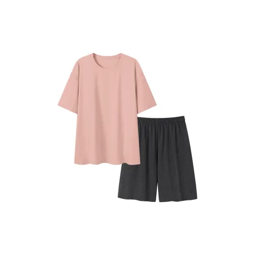 Follow the United States Пижамный комплект Мужской Пыльно-розовый