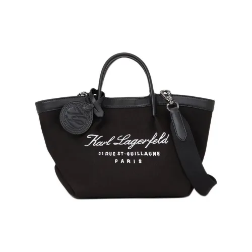 Karl Lagerfeld Хлопок с полиуретаном тоут сумка для покупок сумка маленькая женская черная