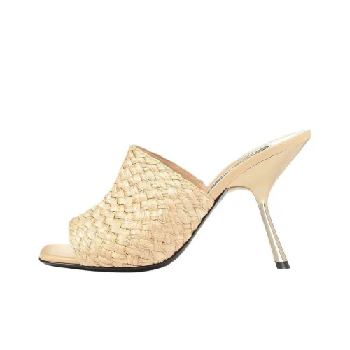 SERGIO ROSSI Слипоны Женские Золотые