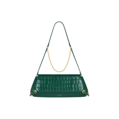 Givenchy Voyou Телячья кожа с овечьей кожей Одно плечо Клатч Маленький Женский Жадеит Зеленый