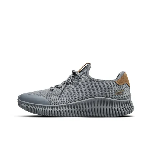 Skechers Мужская повседневная обувь, низкий топ, серый, мужской