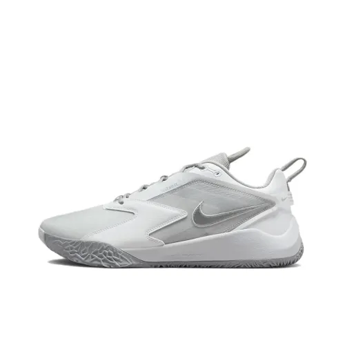 Nike Zoom HyperAce 3 Slip-Resistant Low-Top Тренировочные Кроссовки Унисекс Серые