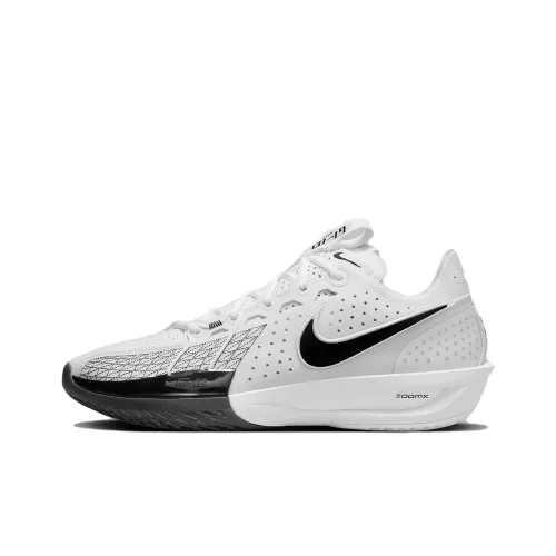 Nike Air Zoom G.T. Cut 3 Баскетбольные кроссовки Низкий топ Белый Черный Мужской