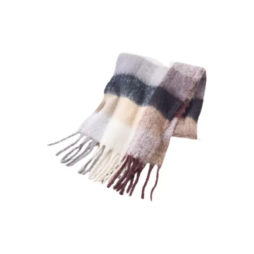 FREAK'S STORE Вязаные шарфы Женские Коричневый