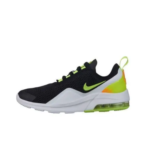 Nike Air Max Motion Амортизация Износостойкий Низкий Топ Детские Беговые Кроссовки Черный Белый Подростки